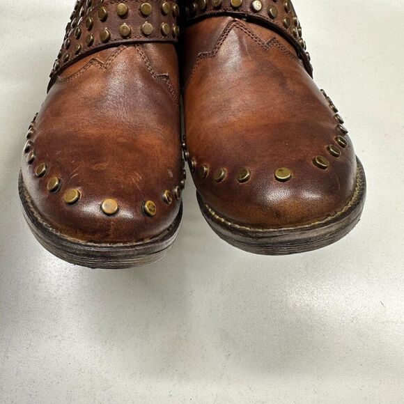 Circle G by Corral Ladies Studded Straps Bootie Shoe Q5096 Womens Size 7.5 Cogna - Picture 13 of 14